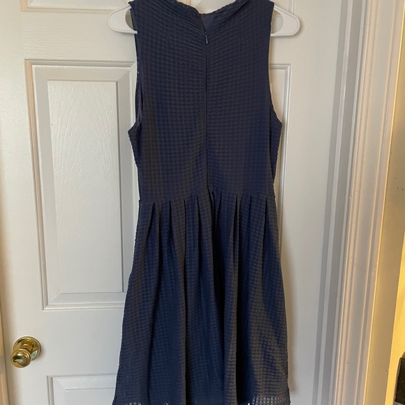 Anthropologe Deletta Cosgrove Blue Pleated Dress - Picture 4 of 7